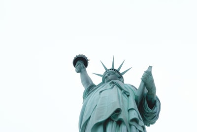 The statue of liberty low Angle view

